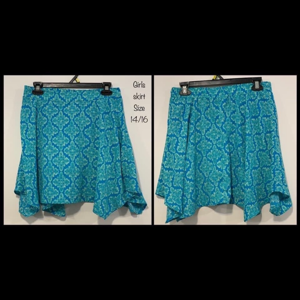 Girls Blue Skort